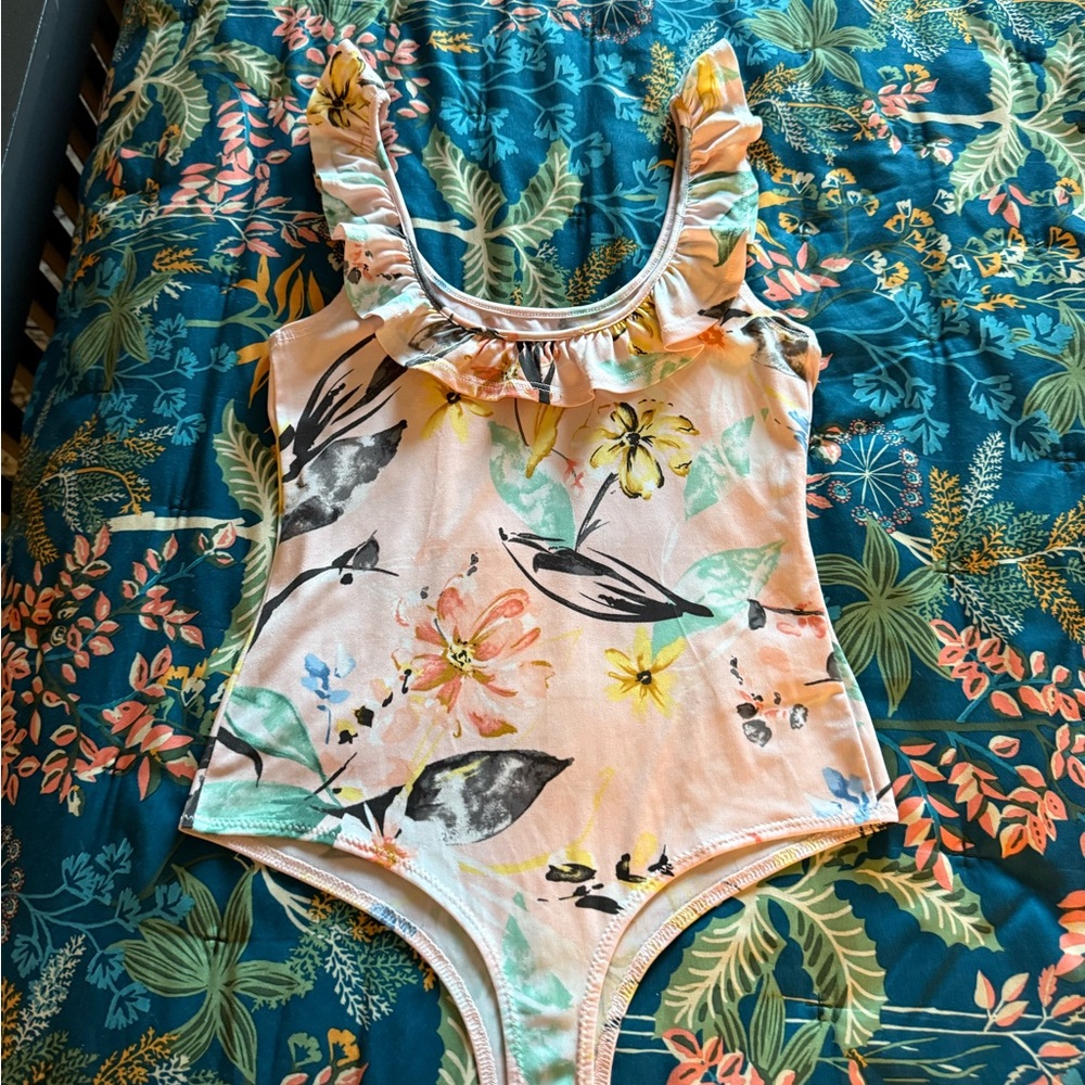 BCBGeneration Floral Swimsuit - Picture 2 of 3